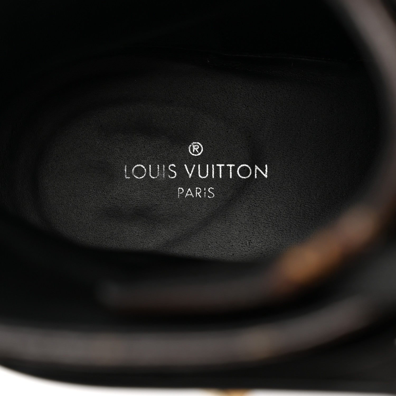 Louis Vuitton Calfskin Monogram Wonderland Flat Ranger Boots 37.5 Black 6 of 8