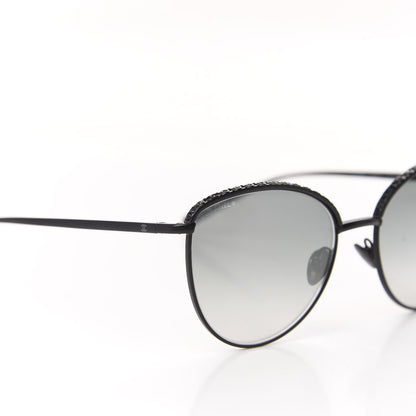 Chanel Metal Crystal Sunglasses 4258-B Black 7 of 8