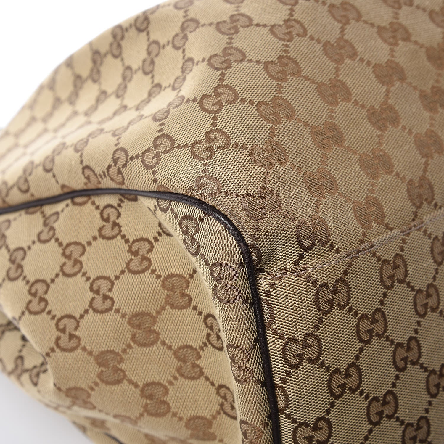 Gucci Monogram Large Sukey Tote Dark Brown 13 of 22