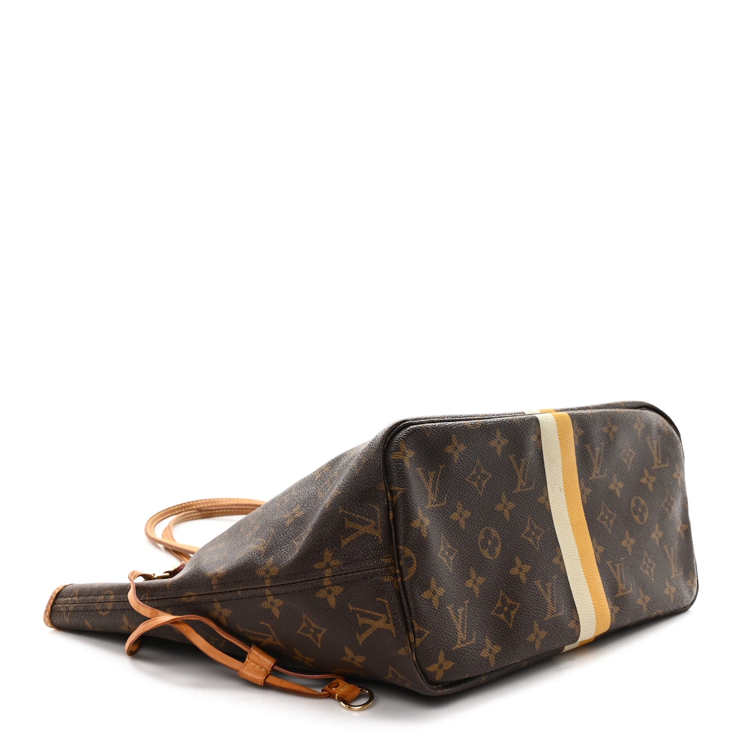 Louis Vuitton Monogram My LV Heritage Neverfull MM Yellow White 4 of 11