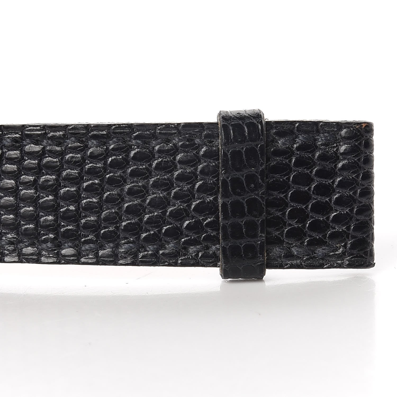 Hermes Lizard 16mm Watch Strap Graphite 6 of 7