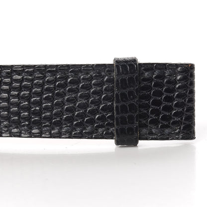 Hermes Lizard 16mm Watch Strap Graphite 6 of 7
