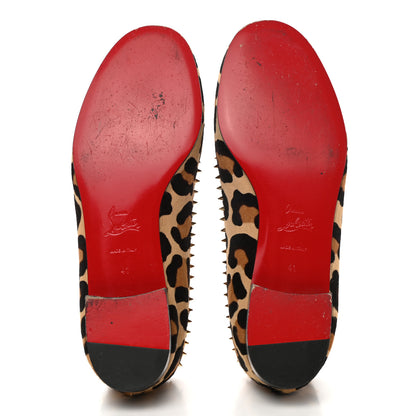 Christian Louboutin Pony Hair Safari Mi Corozon Loafers 41 Brown 6 of 11