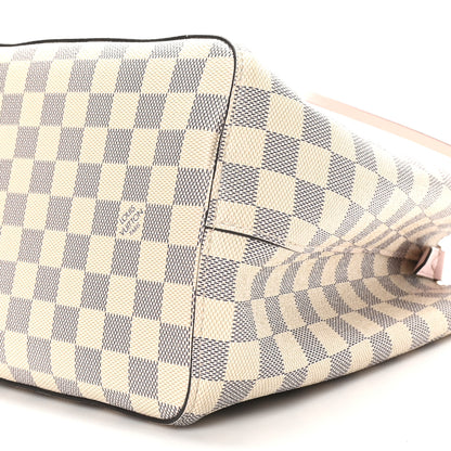 Louis Vuitton Damier Azur Neonoe MM Eau De Rose 9 of 9