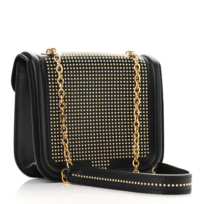 Alexander McQueen Calfskin Studded Mini Heroine Chain Satchel Black 3 of 9