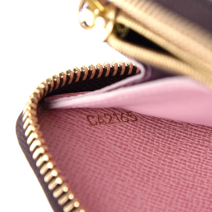Louis Vuitton Monogram Clemence Wallet Rose Ballerine 7 of 7