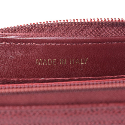 Chanel Caviar Large Timeless CC Zip Around Wallet Burgundy 7 of 15