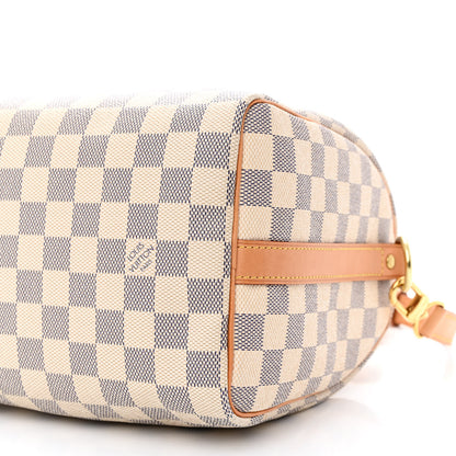 Louis Vuitton Damier Azur Speedy Bandouliere 25 10 of 11