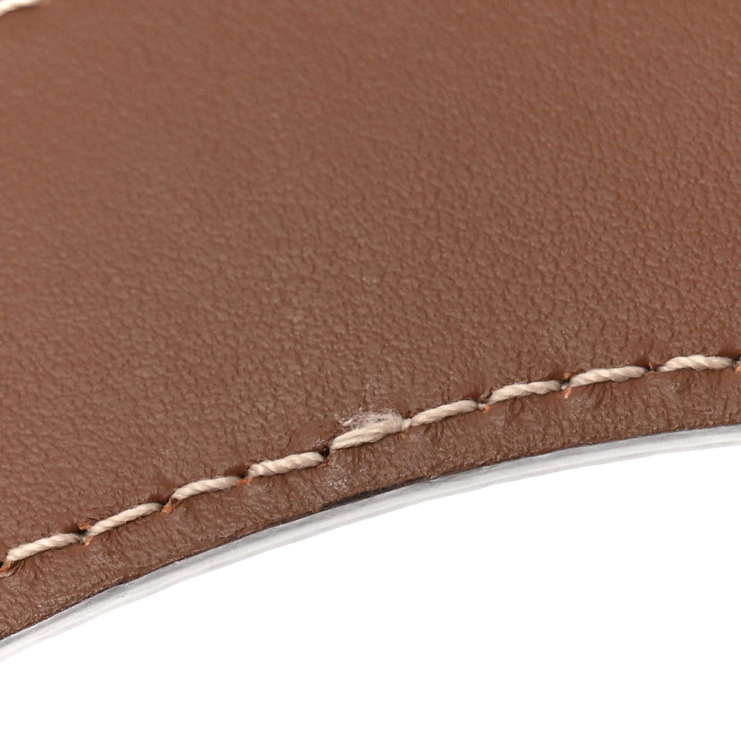 Canvas Smooth Calfskin Two Tone Medium Pocket Bag Natural Malt Brown