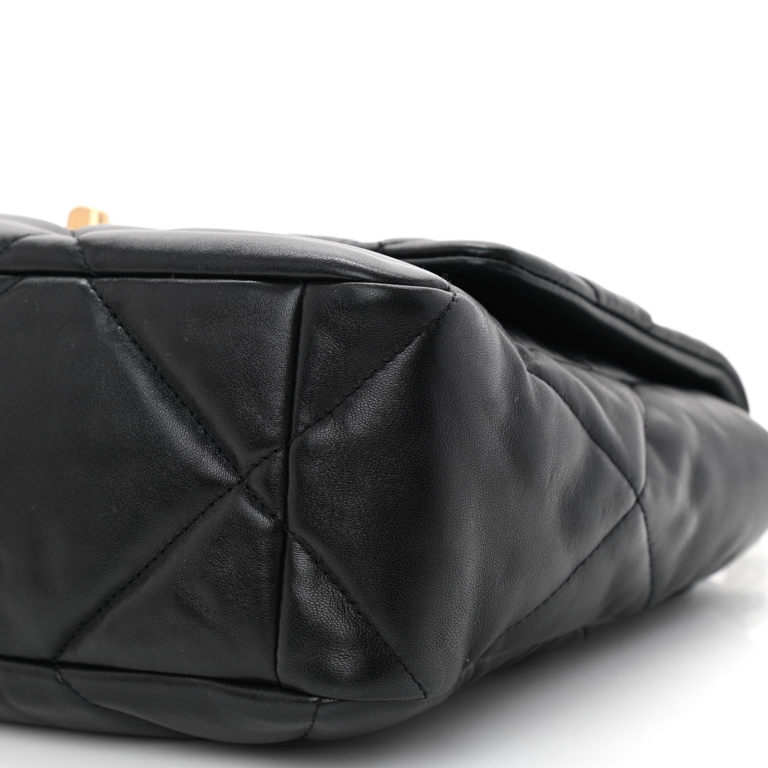 Chanel Lambskin Quilted Large Chanel 19 Flap Black 10 of 10