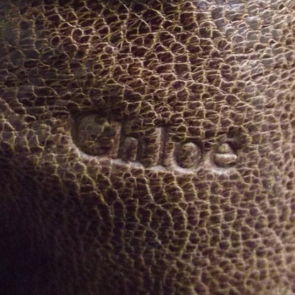 Chloe Leather Heloise Satchel Brown 8 of 11