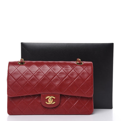 Chanel Lambskin Quilted Medium Double Flap Red 20 of 20