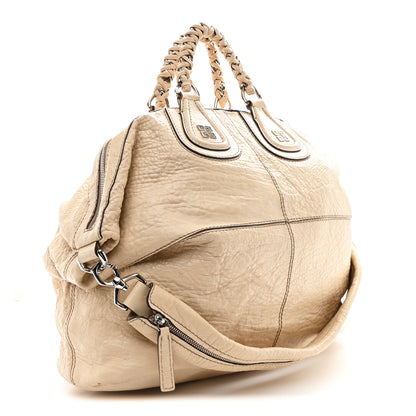 Givenchy Wrinkled Lambskin Large Chain Wrap Nightingale Beige 3 of 12