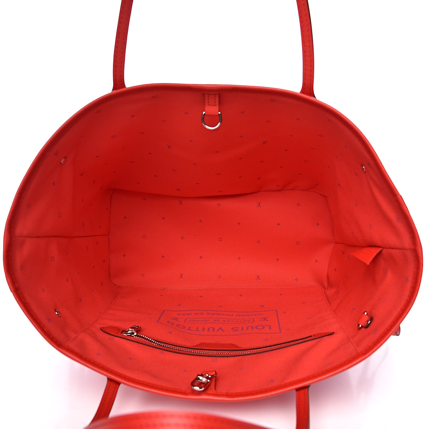 Louis Vuitton Monogram Escale Neverfull MM Rouge 5 of 11
