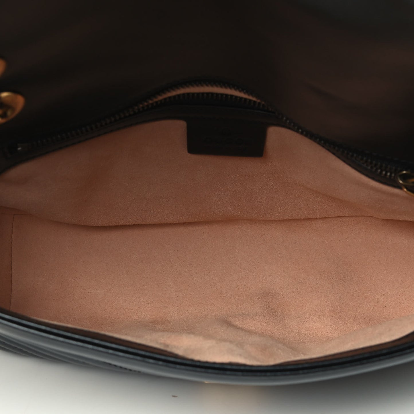 Calfskin Matelasse Small GG Marmont Shoulder Bag Black