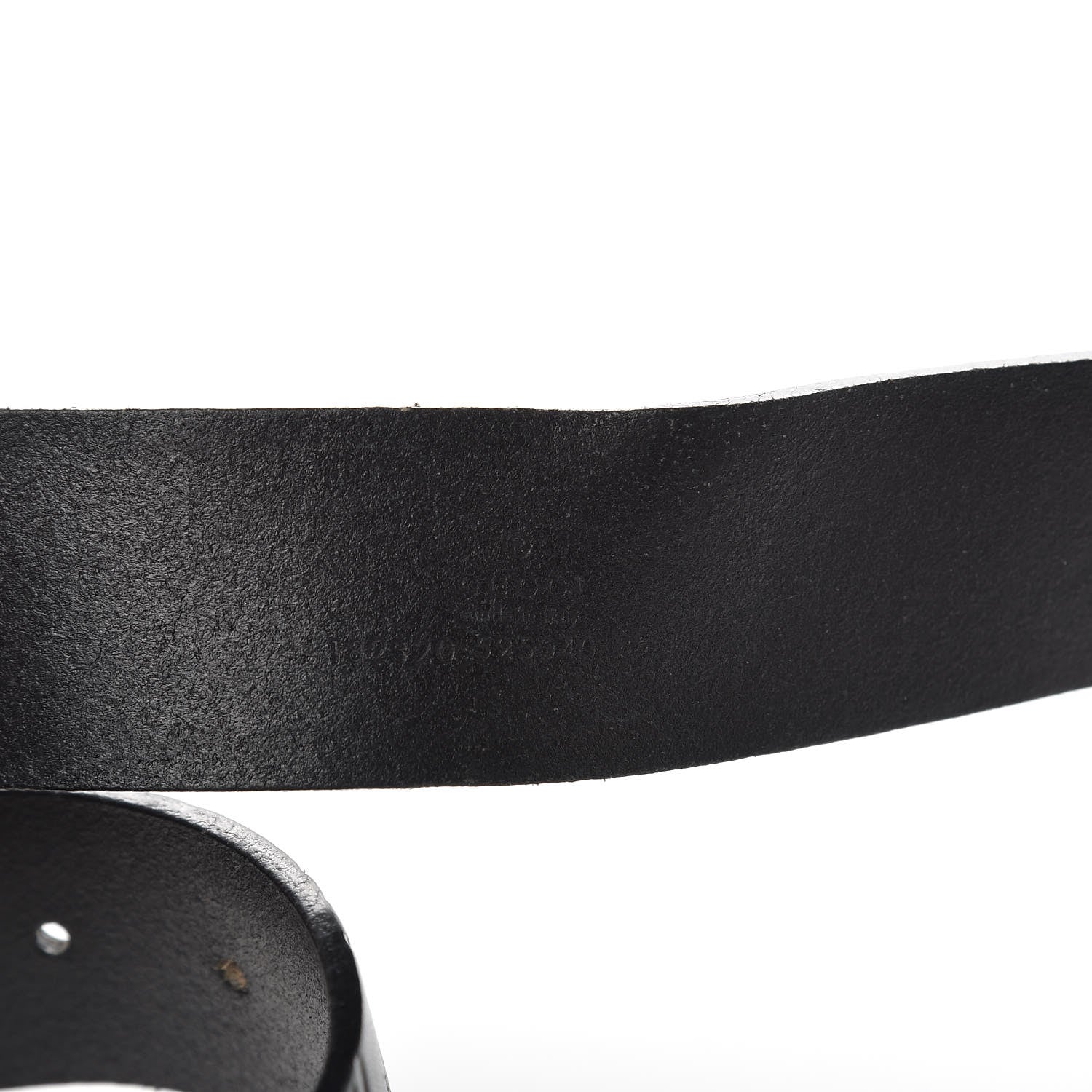 Gucci Guccissima Square G Belt 85 34 Black 4 of 7