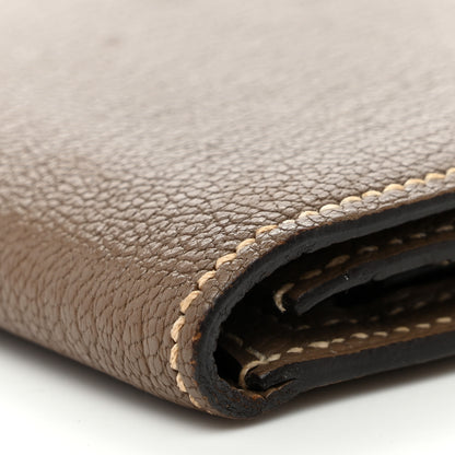 Hermes Epsom Bearn Gusset Wallet Etoupe 8 of 12