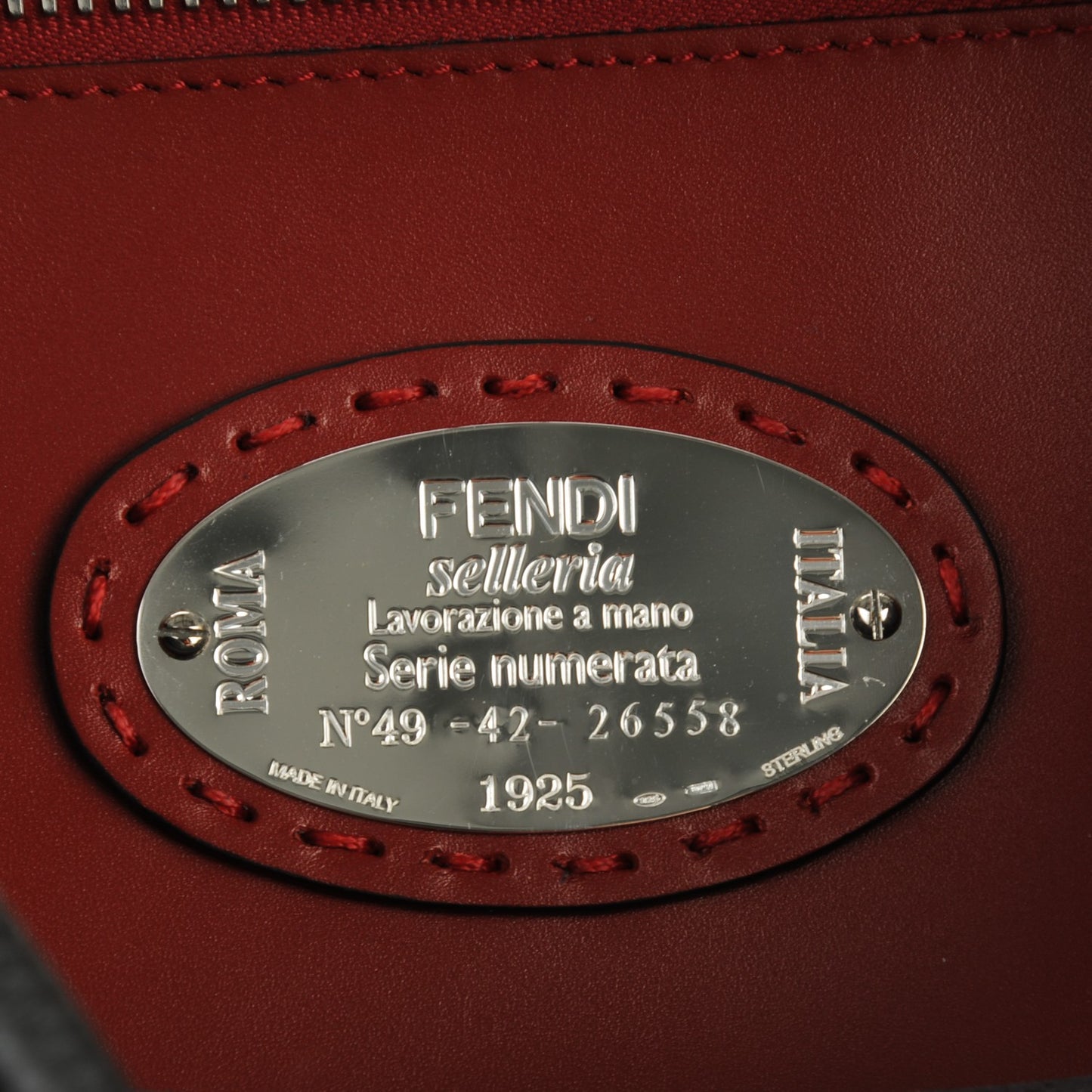 Cuoio Romano Selleria Vitello Zeus Large Mens Peekaboo Iconic Essential Satchel Black Rosso