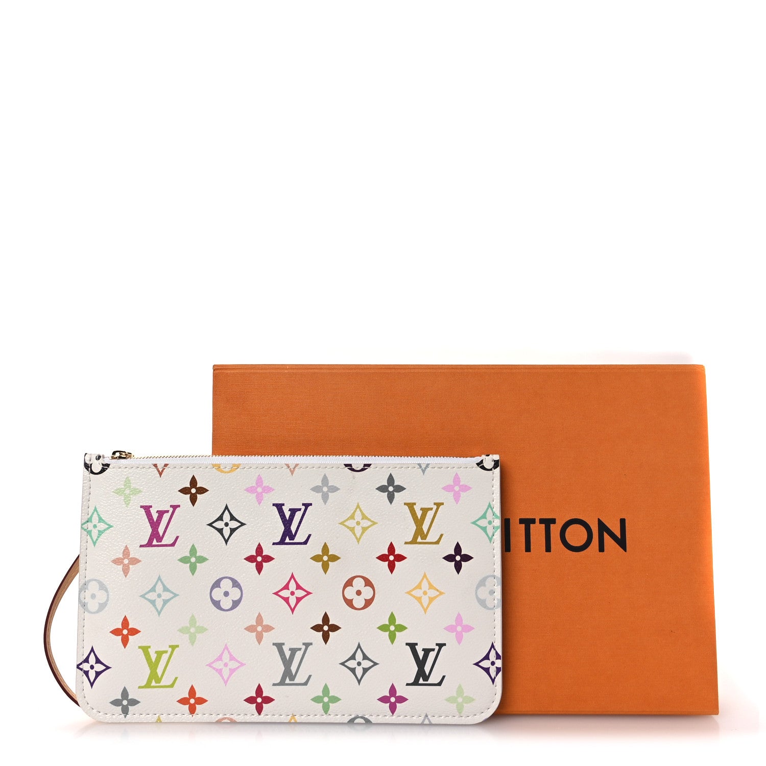 Louis Vuitton LV X TM Monogram Multicolor Neverfull Pochette White