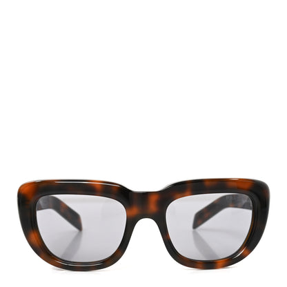 Prada Acetate Shadowplay Rectangular Sunglasses SPR D07 Juniper Tortoise 2 of 7