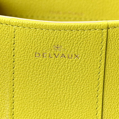 Delvaux Grained Rodeo Calfskin Mini Brillant Satchel Absinthe Lime 7 of 11