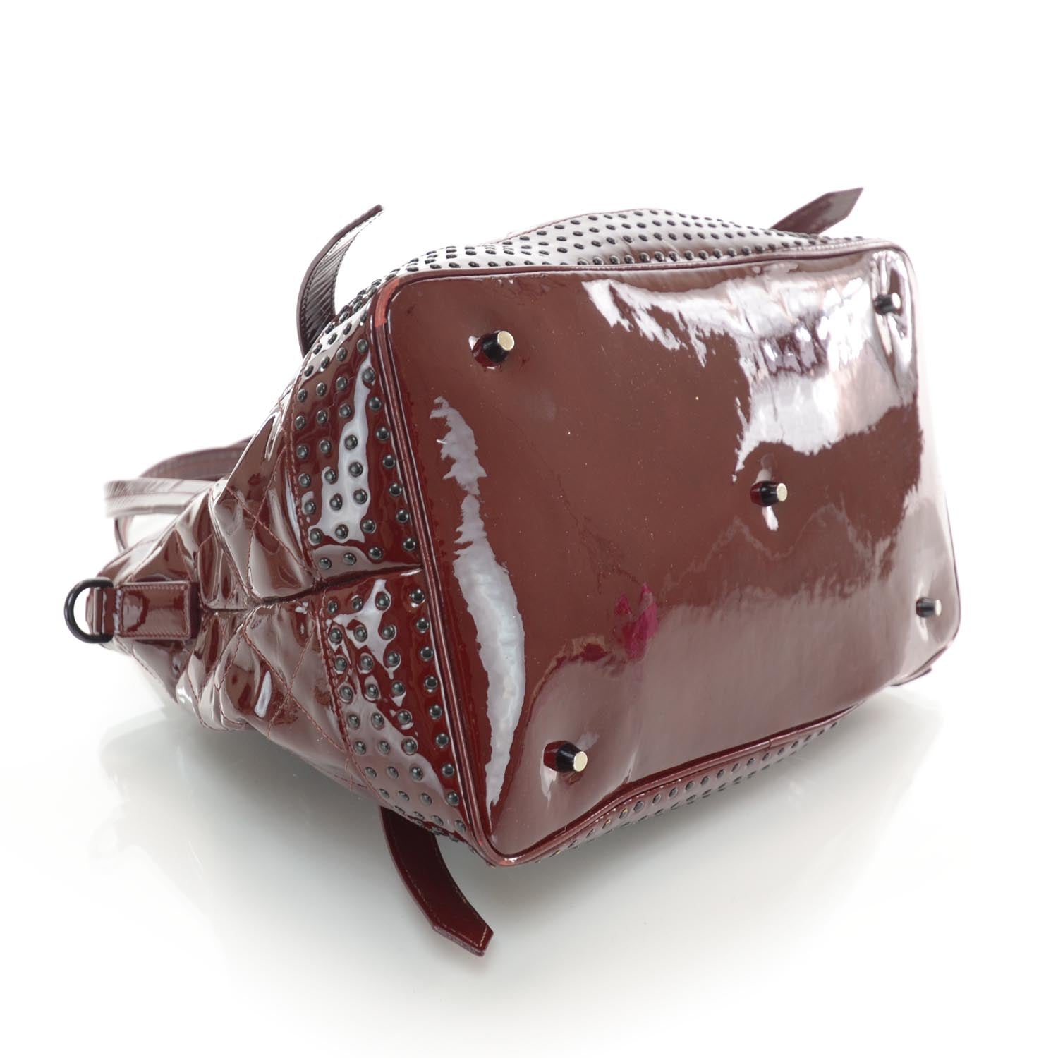 Burberry Patent Quilted Lowry 4 of 12