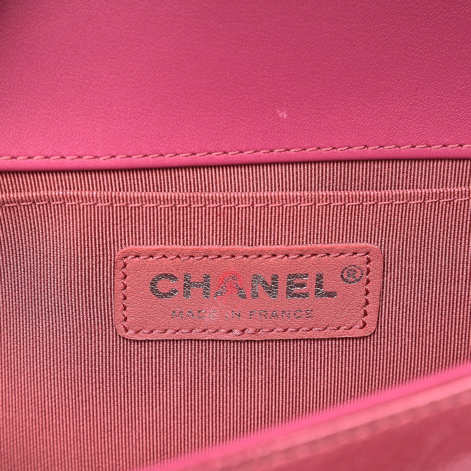 Chanel Patent Tweed Medium Boy Flap Fuchsia 6 of 8