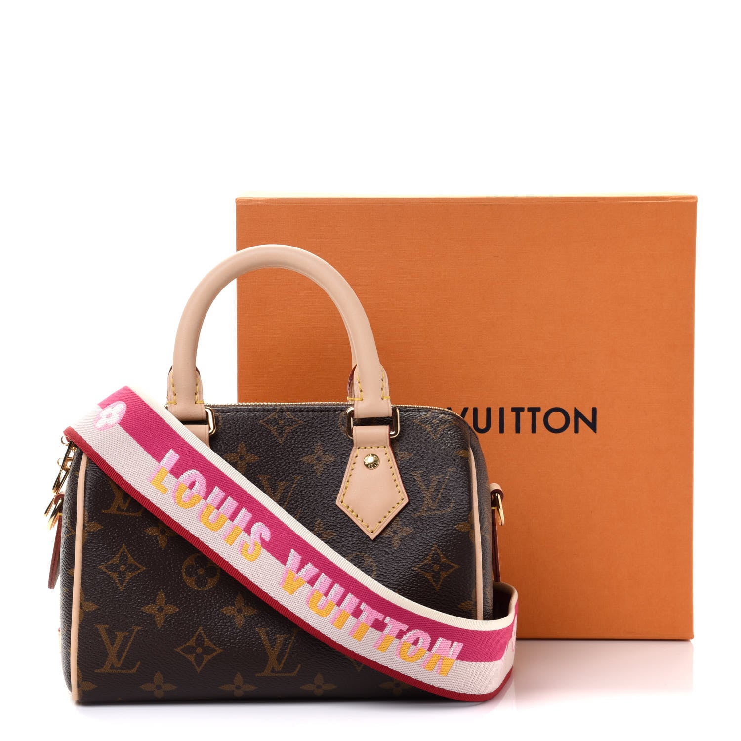 Louis Vuitton Monogram Speedy Bandouliere 20 Fuchsia 10 of 10