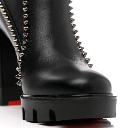 Christian Louboutin Nappa Out Line Spike Lug 100 Boots 37.5 Black 13 of 16