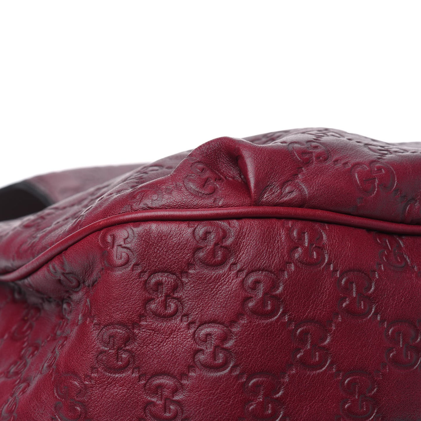 Soft Guccissima Medium Emily Hobo Classic Ruby