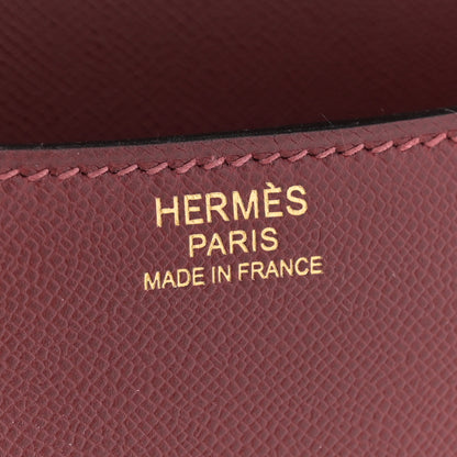 Hermes Madame Calfskin Constance 24 Rouge H 6 of 11
