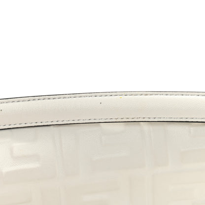 Fendi Nappa FF 1974 Embossed Baguette White 15 of 18
