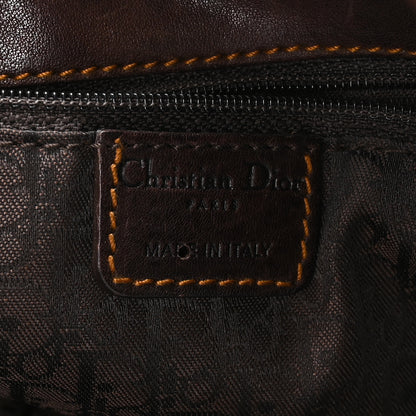 Christian Dior Calfskin Medium Gaucho Double Saddle Bag Brown 6 of 11