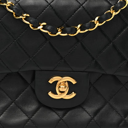 Chanel Lambskin Quilted Small Double Flap Black 8 of 11