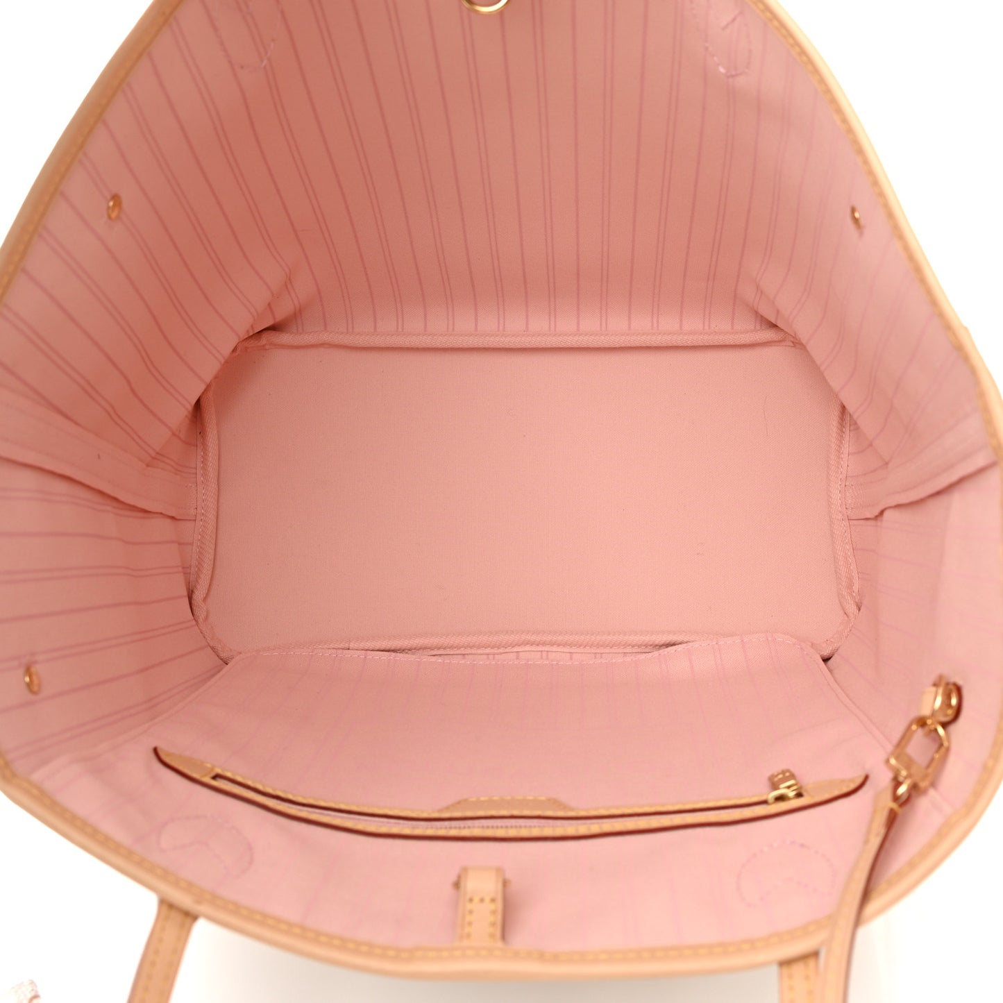 Damier Azur Neo Neverfull MM Rose Ballerine