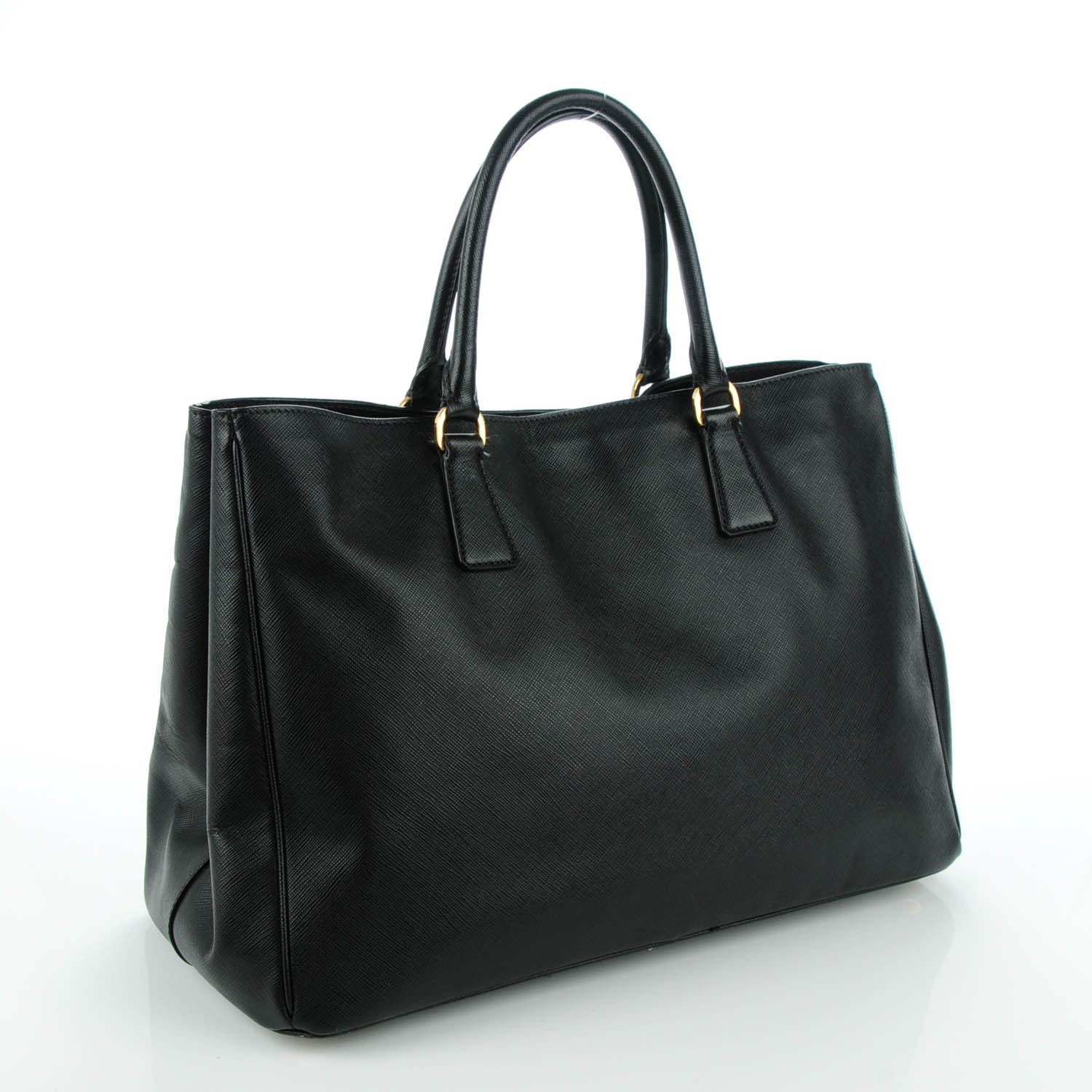 Prada Saffiano Lux Large Tote Nero Black 3 of 8