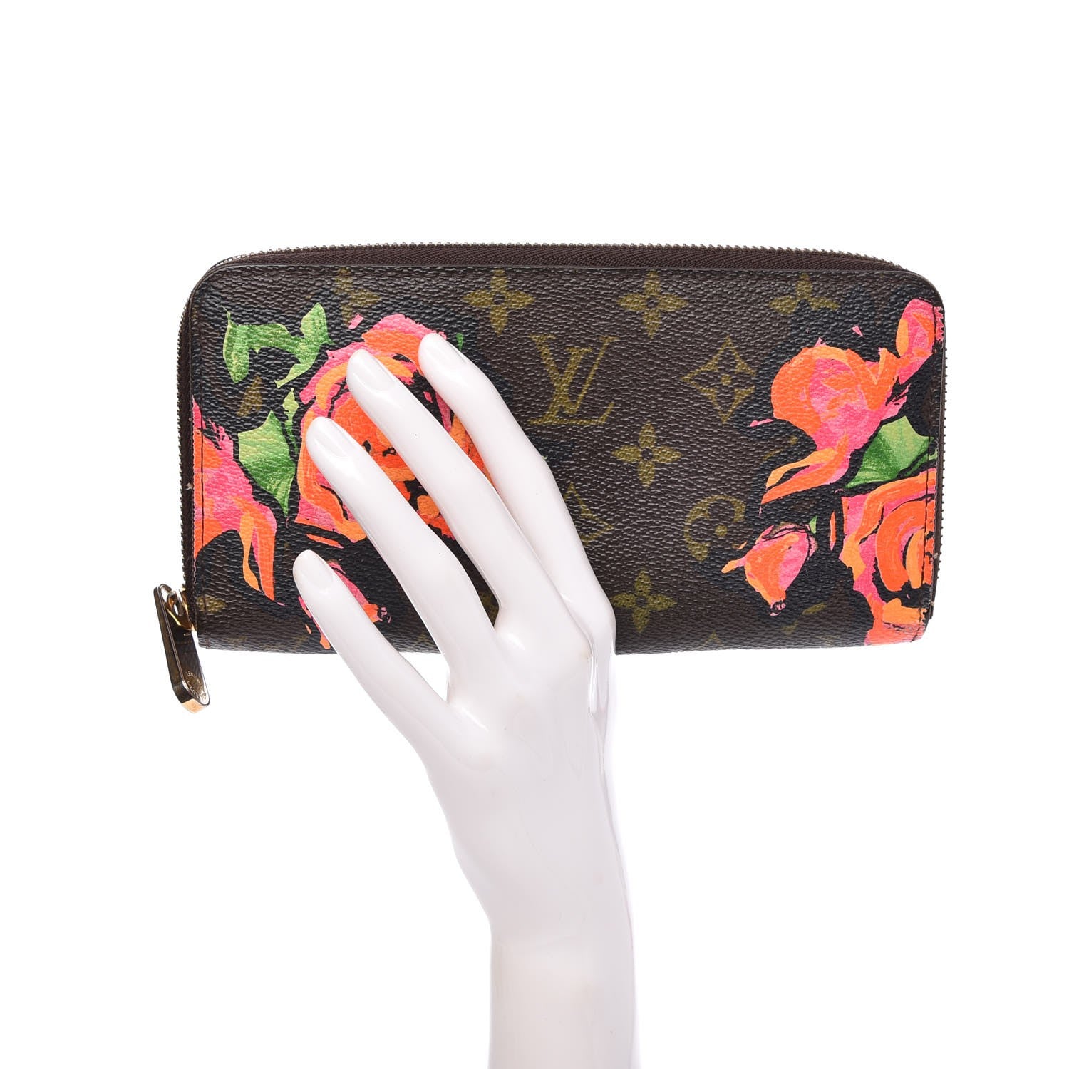 Louis Vuitton Monogram Roses Zippy Wallet 2 of 8