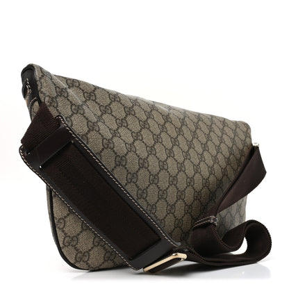 Gucci GG Supreme Monogram Belt Bag Dark Brown 3 of 10