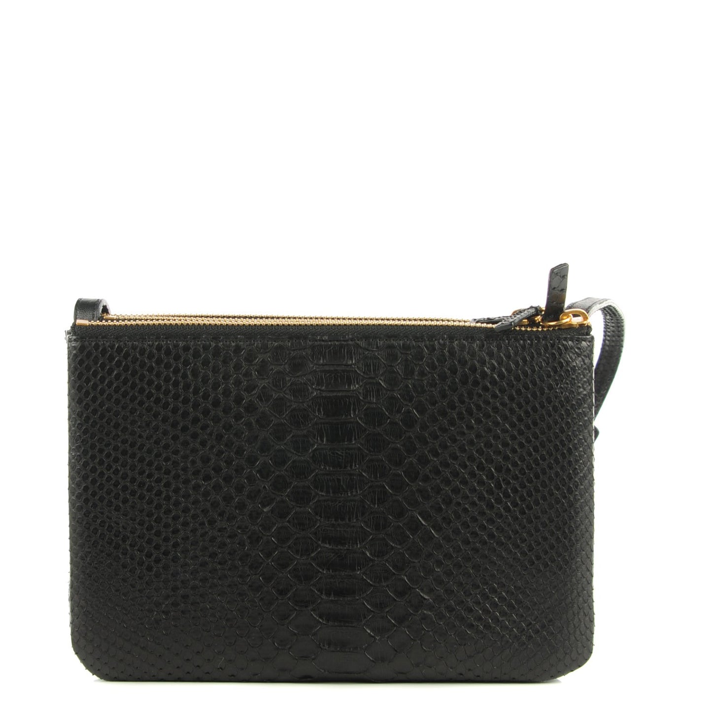 Python Small Trio Crossbody Bag Black