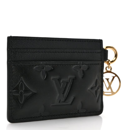 Louis Vuitton Empreinte Monogram LV Charms Card Holder Black 3 of 6