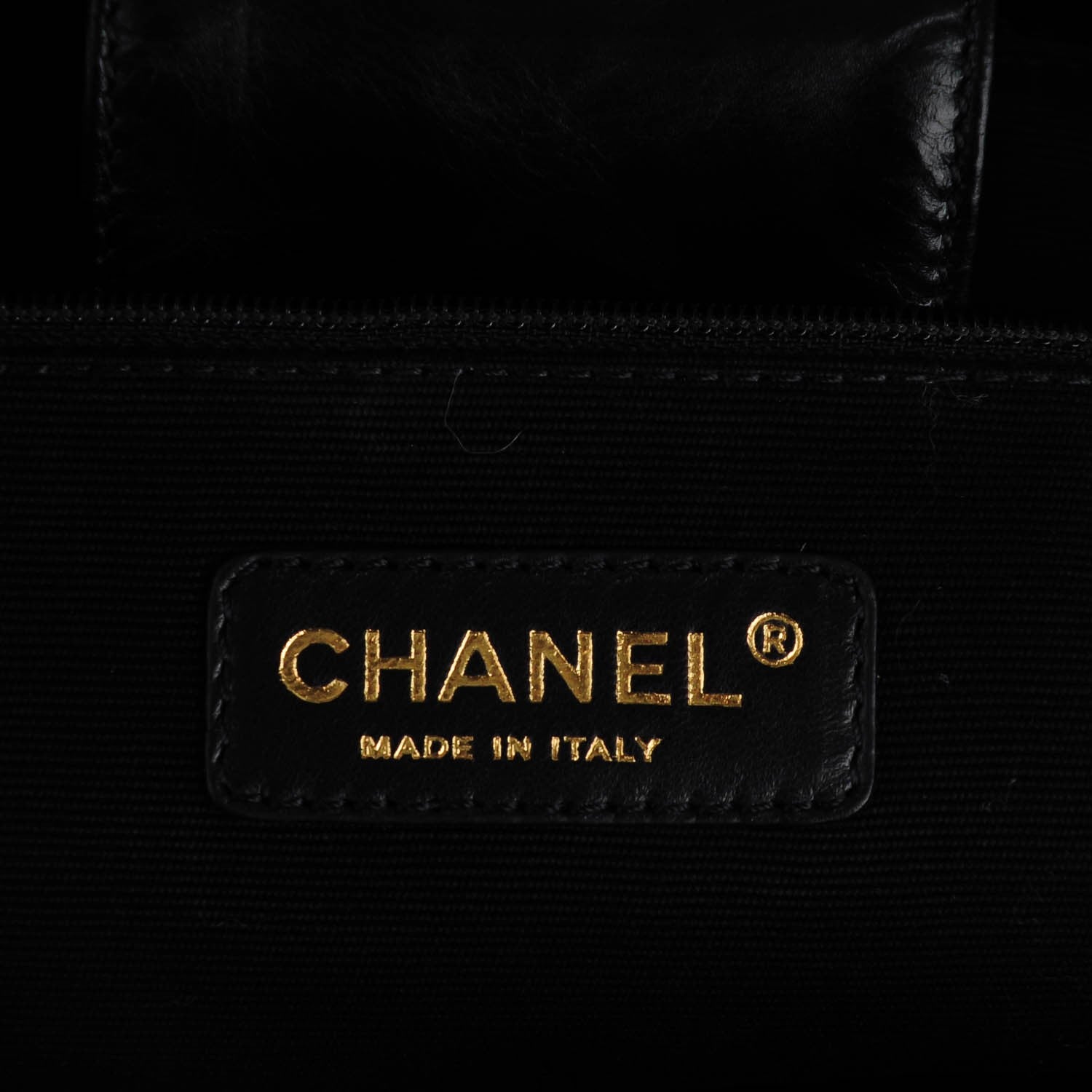 Chanel Glazed Calfskin Quilted Mademoiselle Tote Black 7 of 7
