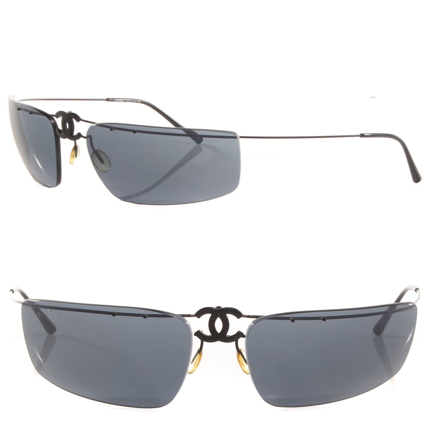 Chanel CC Sunglasses 4032 Black 1 of 5