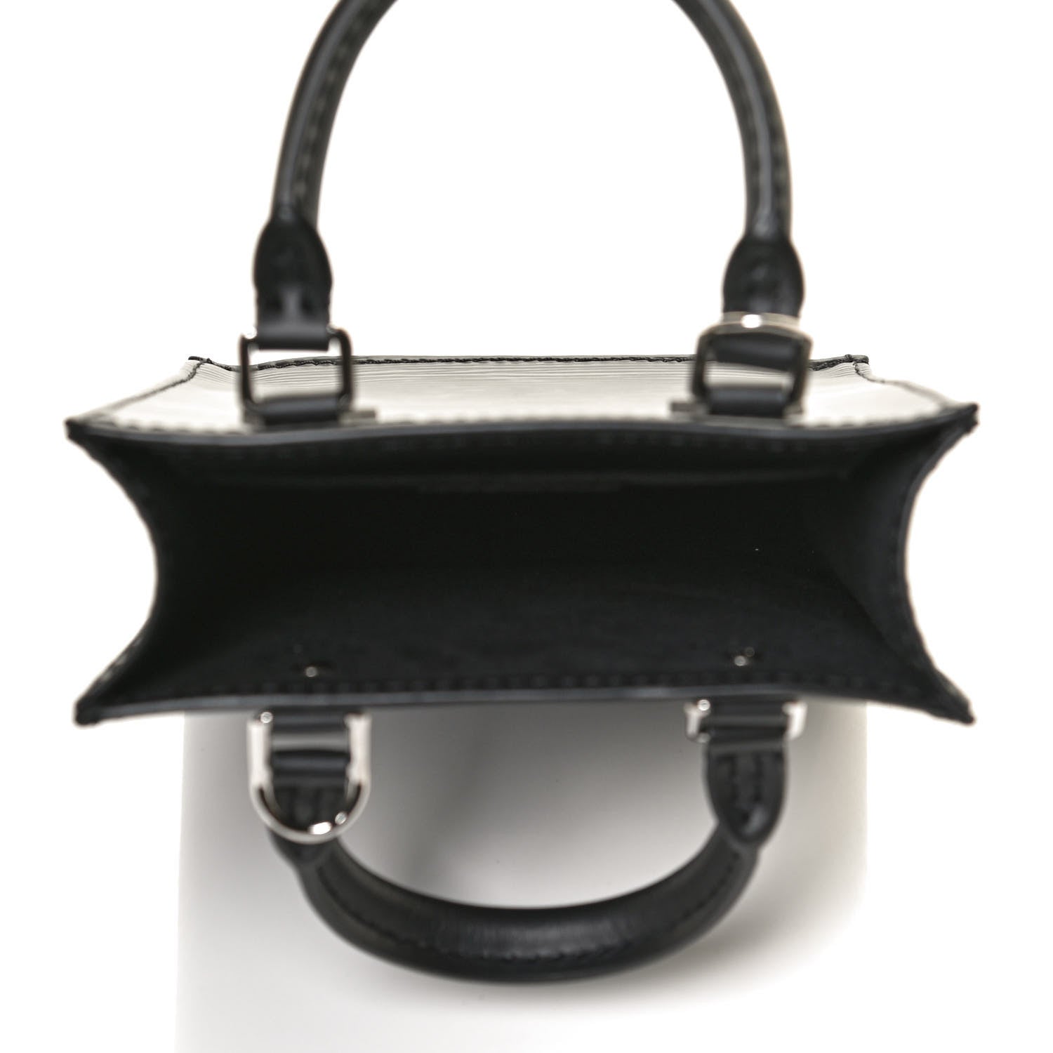 Louis Vuitton Epi Petit Sac Plat Black 6 of 9