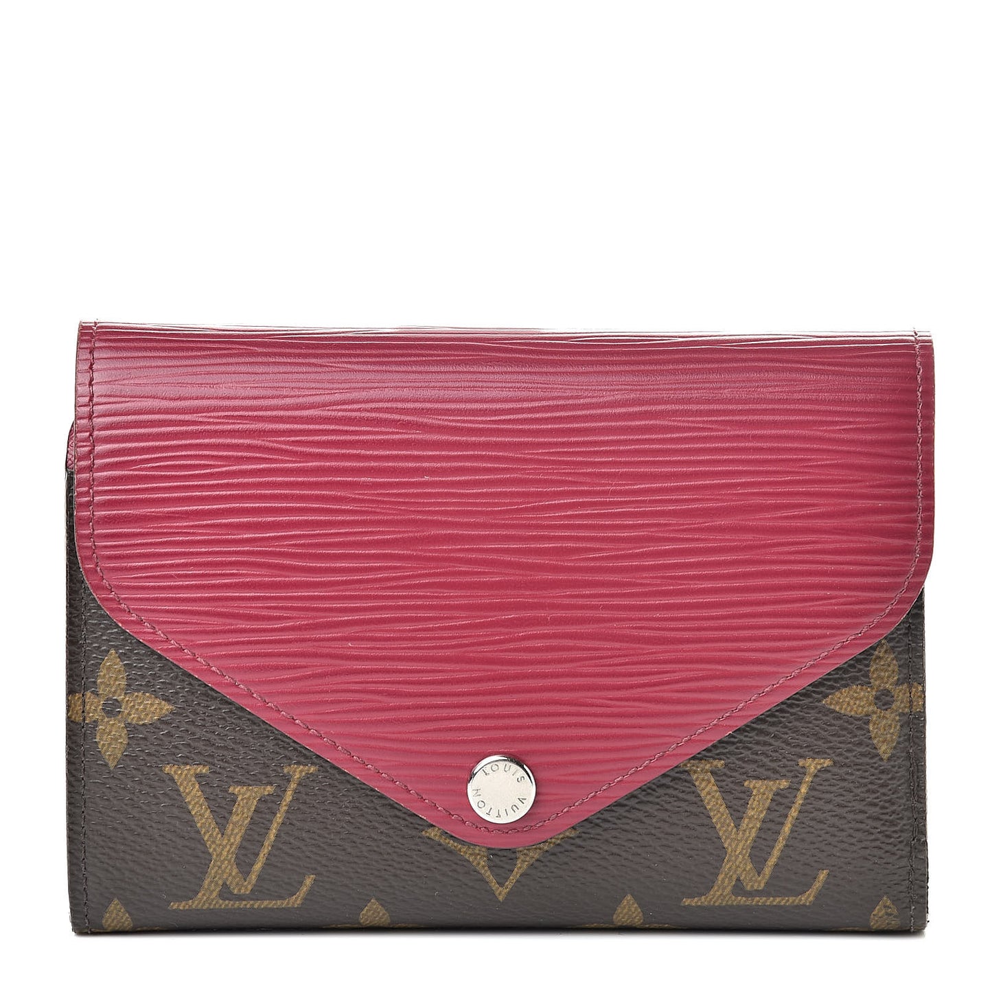 Epi Monogram Marie-Lou Compact Wallet Fuchsia