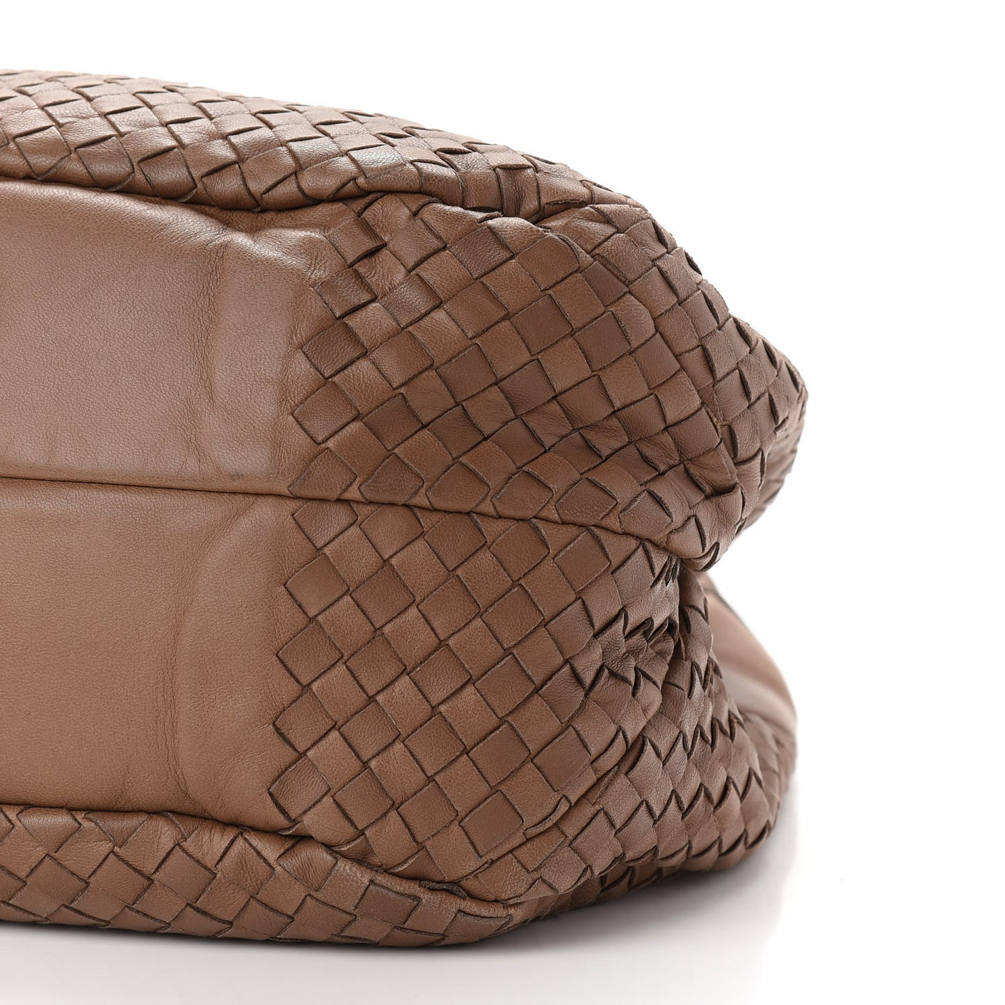 Nappa Intrecciato Medium Campana Toffee
