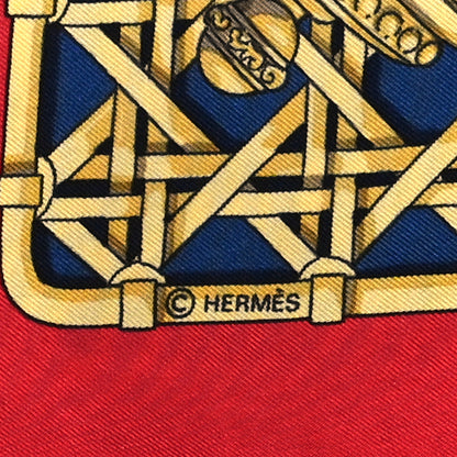 Hermes Silk Feux de Route Scarf 90 2 of 3