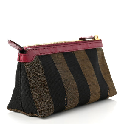 Fendi Pequin Vitello Pouch Tobacco Amarena 3 of 7