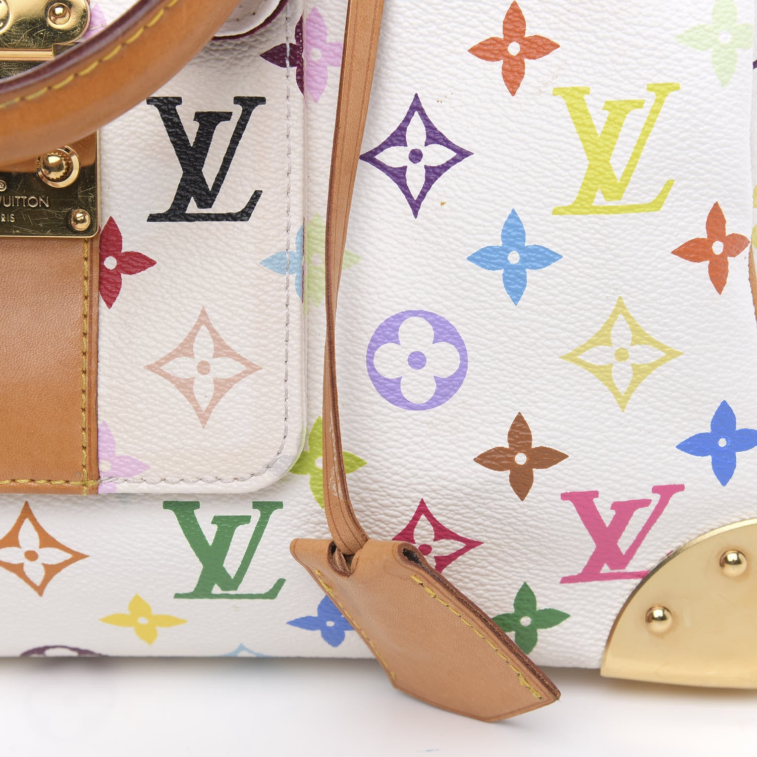 Louis Vuitton Monogram Multicolor Speedy 30 White 12 of 15