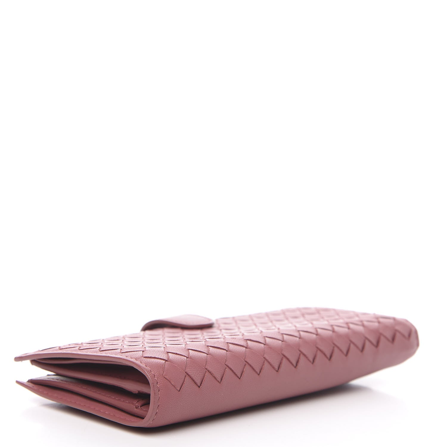 Bottega Veneta Nappa Intrecciato Continental Wallet Rose Pink 4 of 9