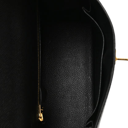 Hermes Epsom Kelly Sellier 25 Black 5 of 11